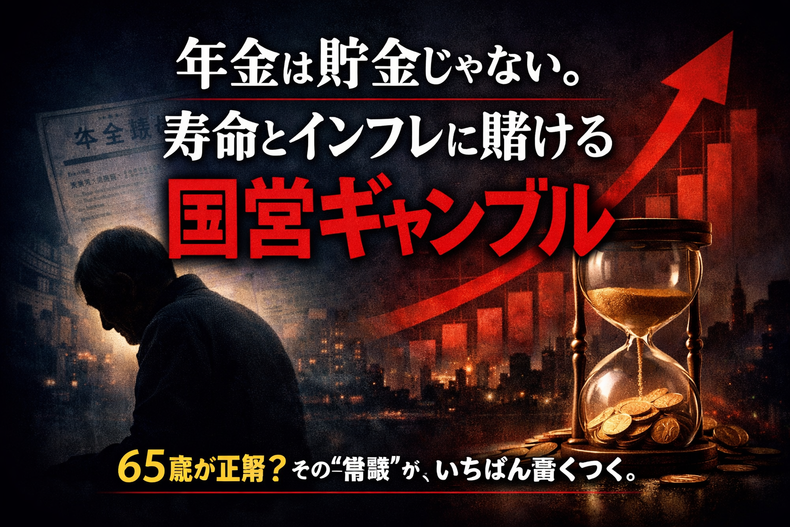 年金は「貯金」ではない65歳受給が“正解”だと思っているあなたが、いちばん危ない理由