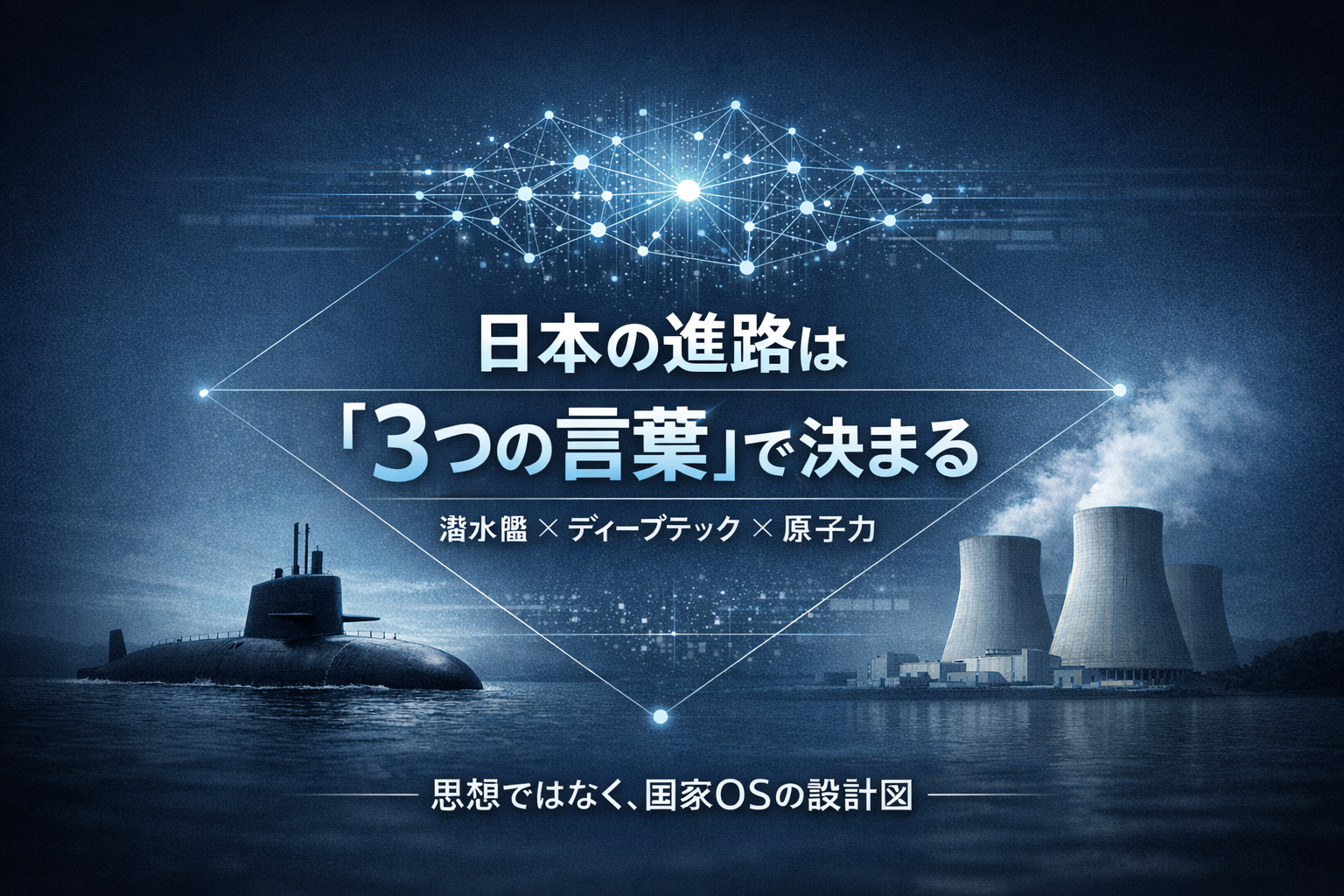 【結論】日本が進むべき道のキーワードは「潜水艦・ディープテック・原子力」──復元可能性で国家を設計し直す（表層／裏／根源）