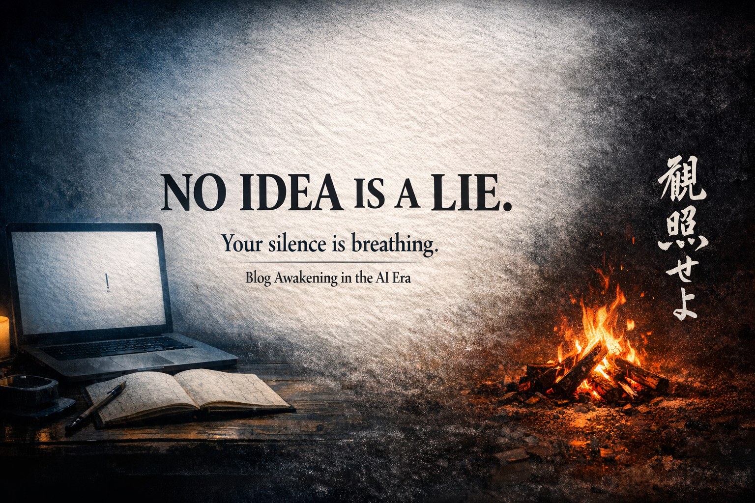 「ネタがない」は才能不足じゃない――毎日ブログの“生みの苦しみ”を、表現者の武器に変える聖典