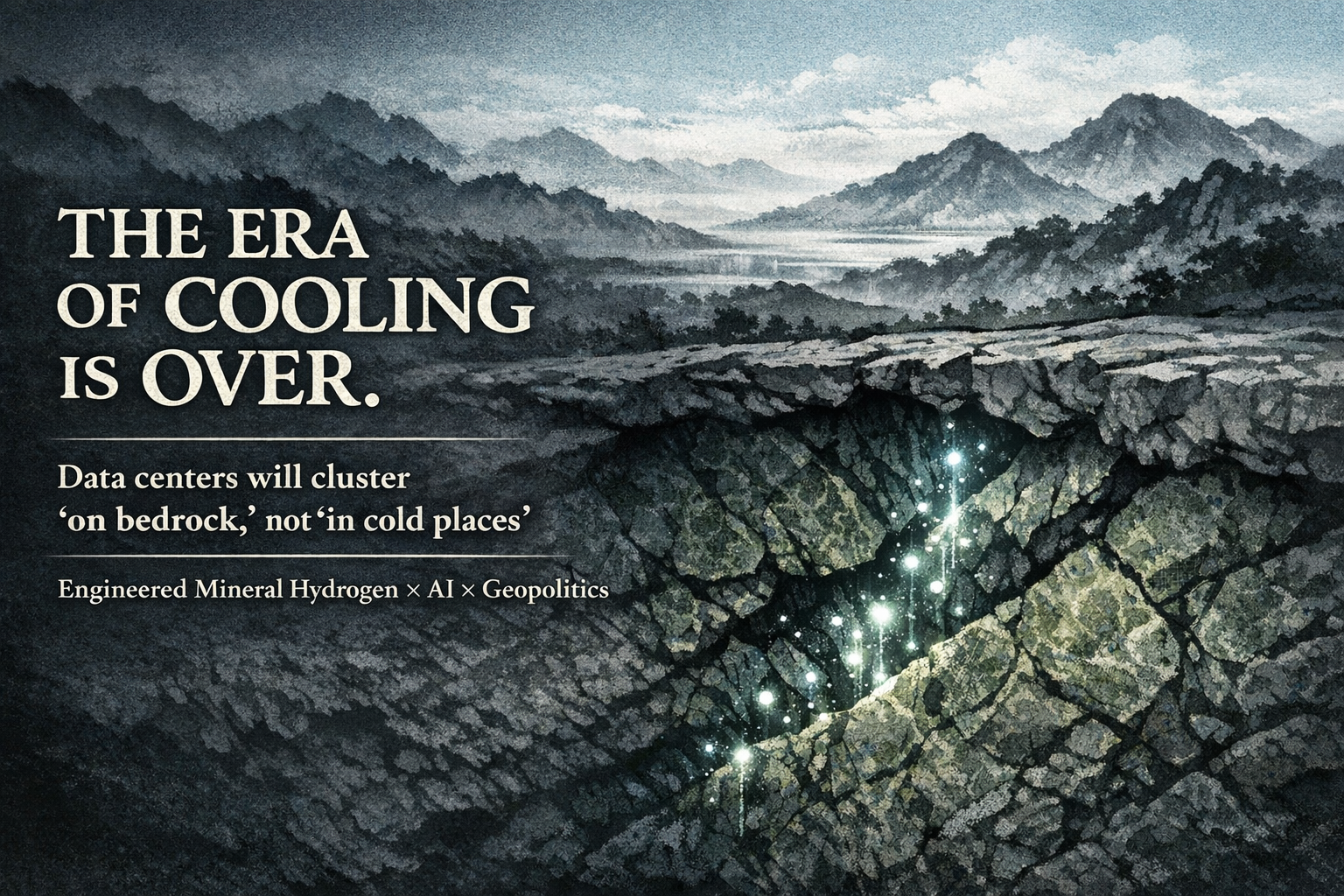Engineered Mineral Hydrogen (The Vema Hydrogen Shock) — Rewriting the Data Center Industry and National Strategy with a “Bedrock OS”