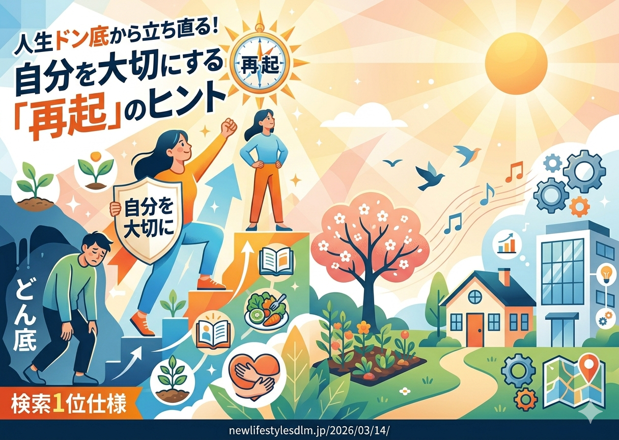 人生のどん底から立ち直る方法｜逆算できない絶望の中で、自分を大切にして再起する