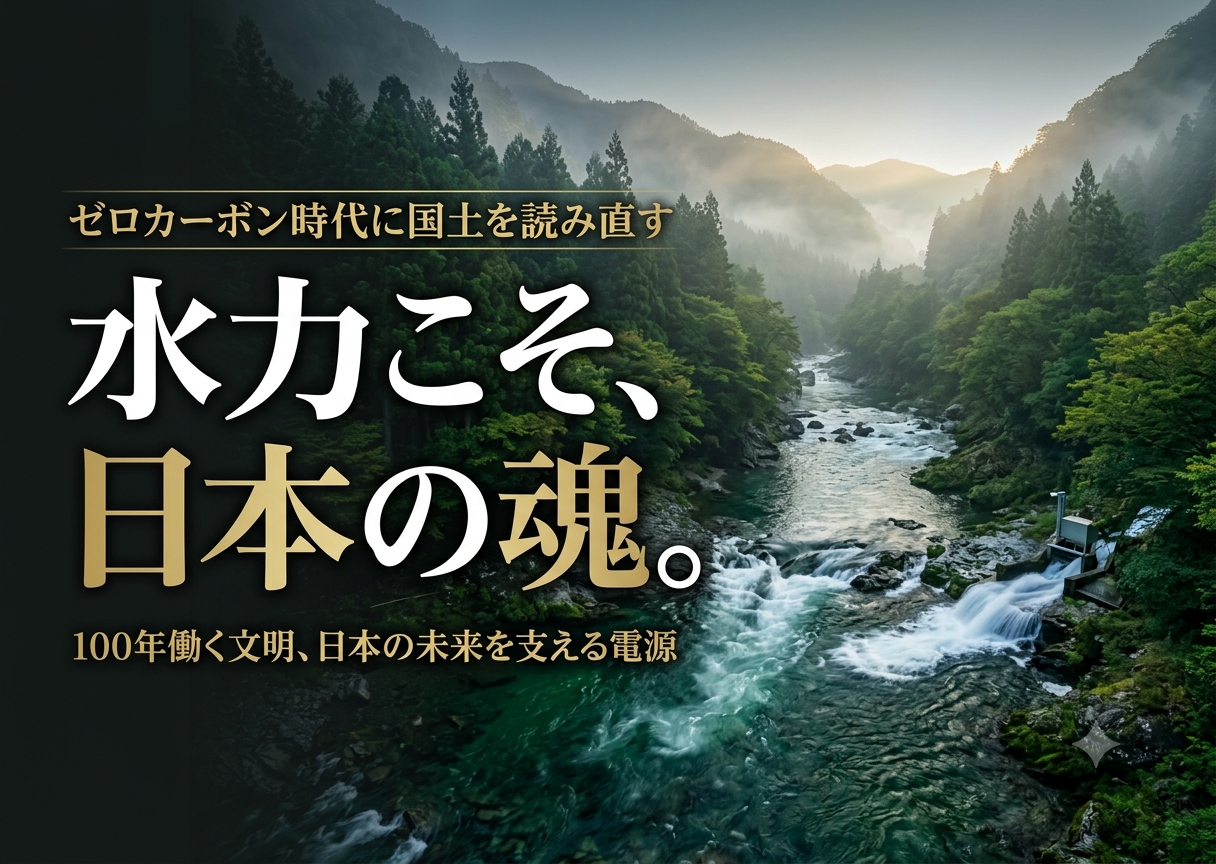 水力発電こそ日本の未来を支える理由｜ゼロカーボン時代に見直す日本の魂の電源