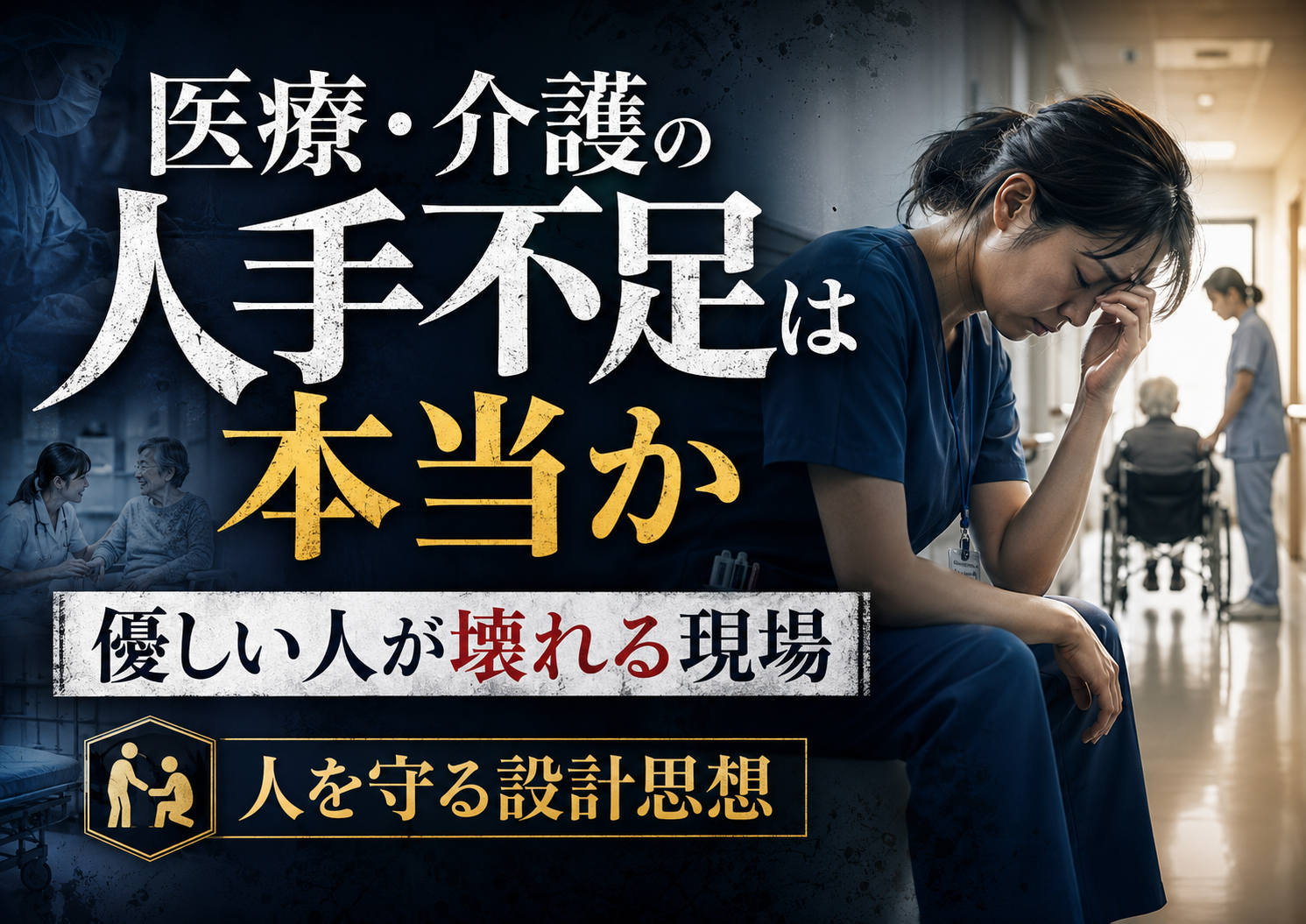 医療・介護の人手不足は本当か|優しい人が壊れる現場に足りない「人を守る設計思想」