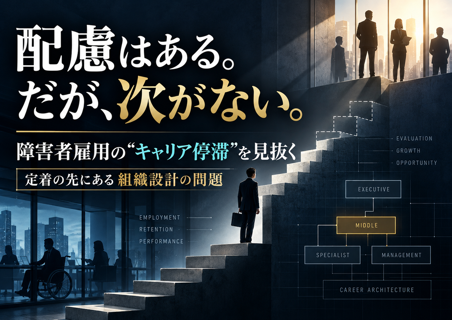 障害者雇用は「定着している」で安心してはいけない――働ける人ほど静かにキャリアを諦める会社の共通点